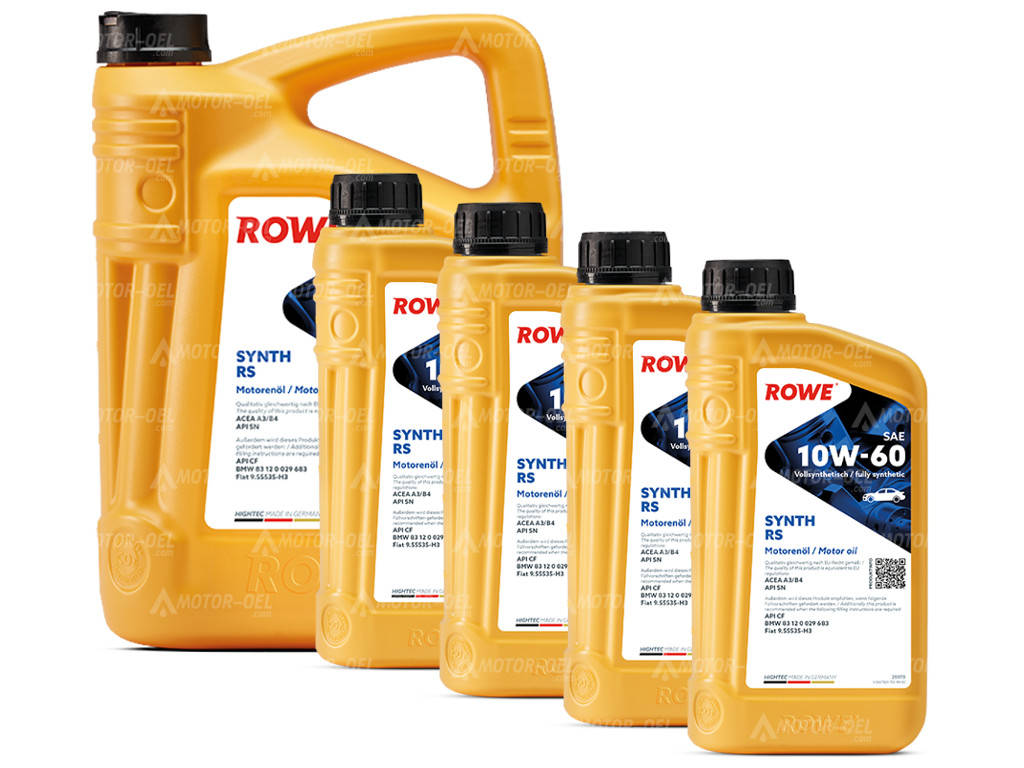 ROWE HIGHTEC SYNTH RS SAE 10W-60, 9 Liter (5L+4L), 20070