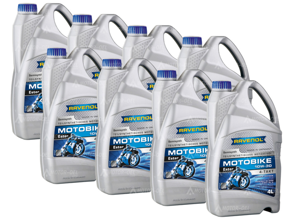 RAVENOL Motobike 4-T Ester SAE 10W-30 32 (8x4) Ltr.