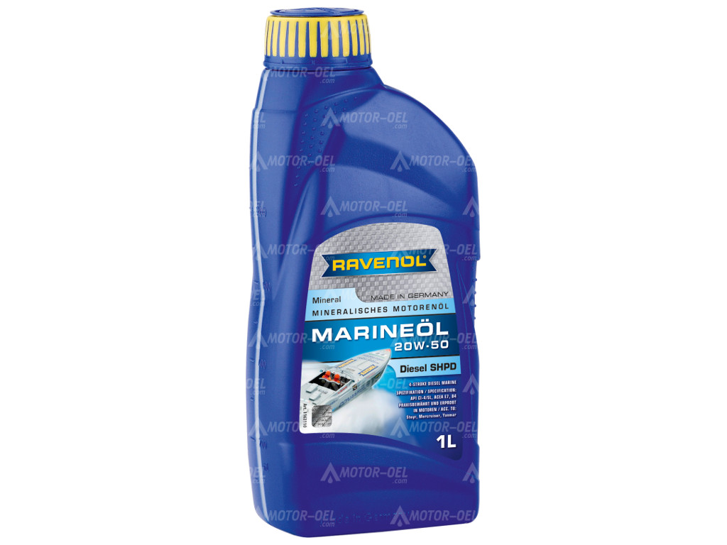 RAVENOL MARINEOIL DIESEL SHPD 20W-50, 1 Liter, 1163110