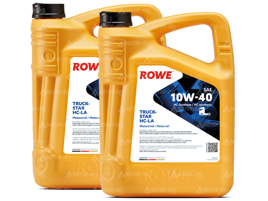 ROWE HIGHTEC TRUCKSTAR SAE 10W-40 HC-LA, 10 Liter (2x5L), 20028