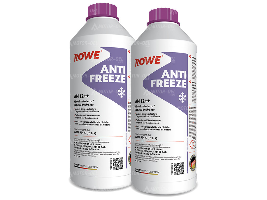 ROWE HIGHTEC ANTIFREEZE AN 12++, 3 Liter (2x1,5L), 21033 ROWE HIGHTEC ANTIFREEZE AN 12++, 3 Liter (2x1,5L), 21033