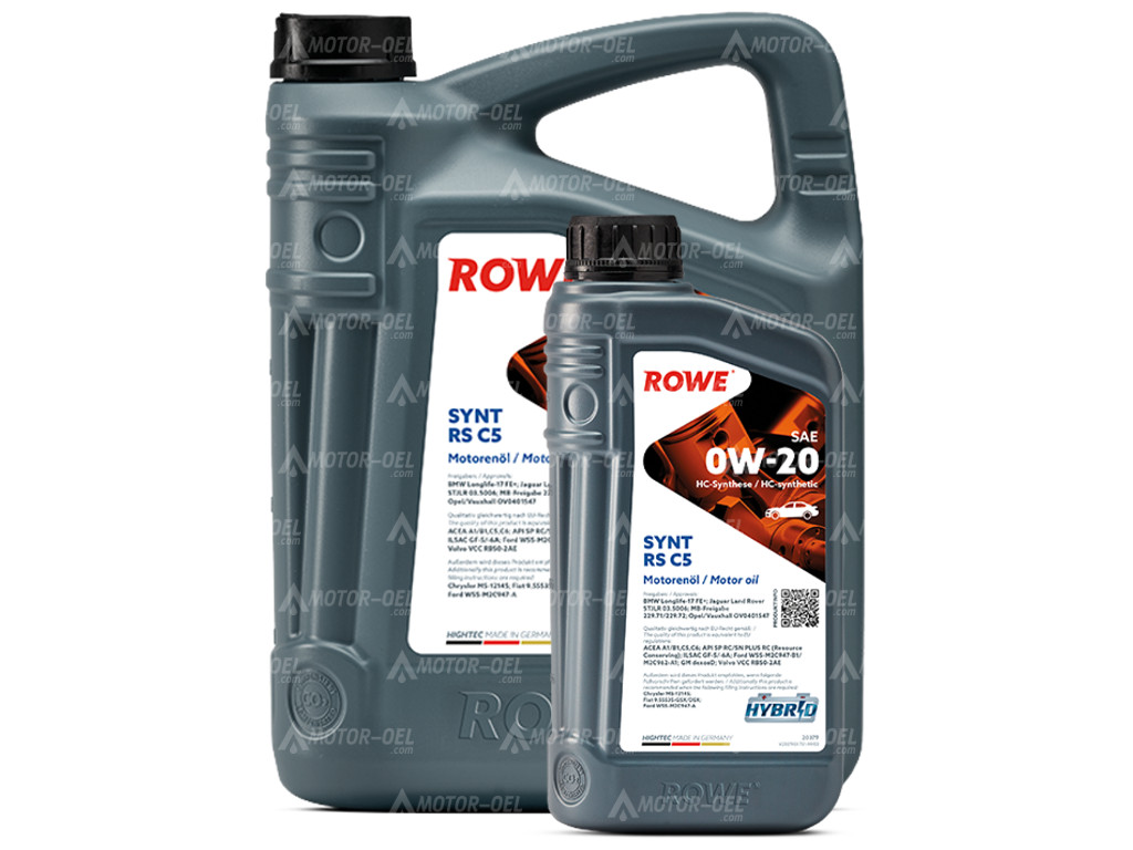 ROWE HIGHTEC SYNT RS C5 SAE 0W-20, 6 Liter (5L+1L), 20379