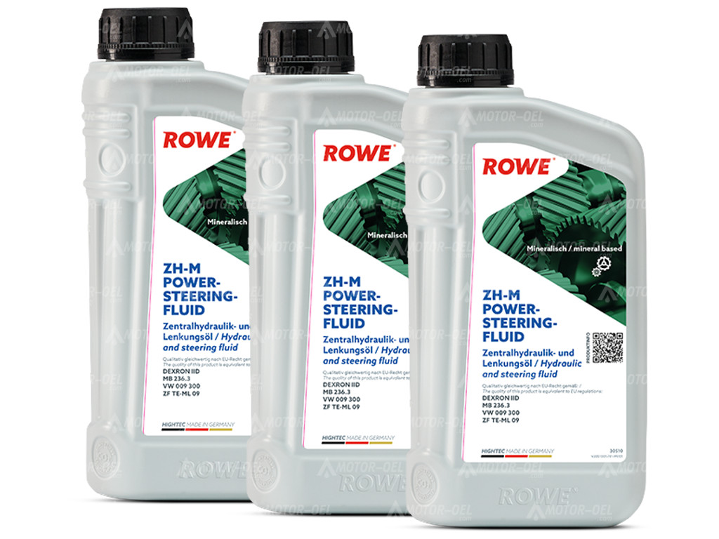 ROWE HIGHTEC ZH-M POWER-STEERING-FLUID, 3 Liter (3x1L), 30510