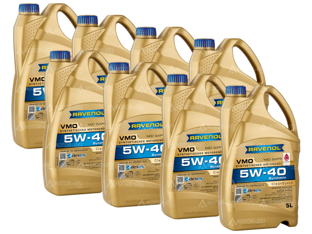 40 Liter (8x5L) RAVENOL VMO SAE 5W-40 1111133