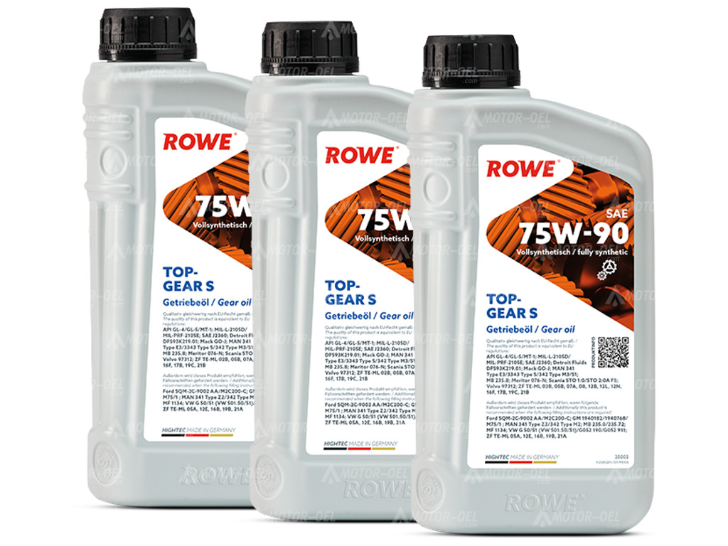 ROWE HIGHTEC TOPGEAR SAE 75W-90 S, 3 Liter (3x1L), 25002