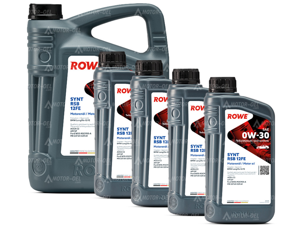 ROWE HIGHTEC SYNT RSB 12FE SAE 0W-30, 9 Liter (5L+4L), 20305