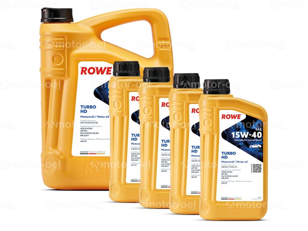 ROWE HIGHTEC TURBO HD SAE 15W-40, 9 Liter (5L+4L), 20007