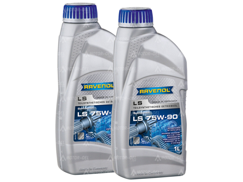 RAVENOL Getriebeoel LS SAE 75W-90, 2 (2x1) Ltr.