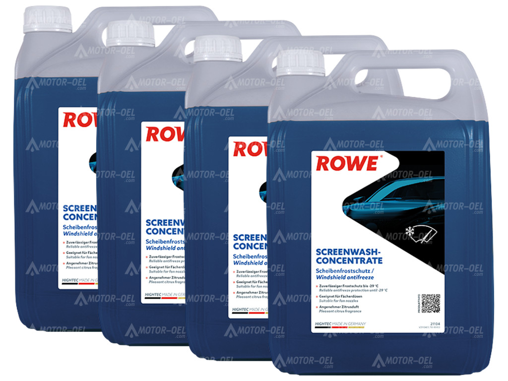 ROWE HIGHTEC SCREENWASH-CONCENTRATE, 20 Liter (4x5L), 21104