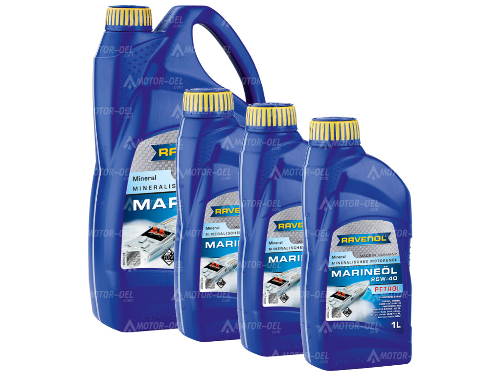 RAVENOL MARINEOIL Petrol 25W-40 7 (4+3) Ltr. 