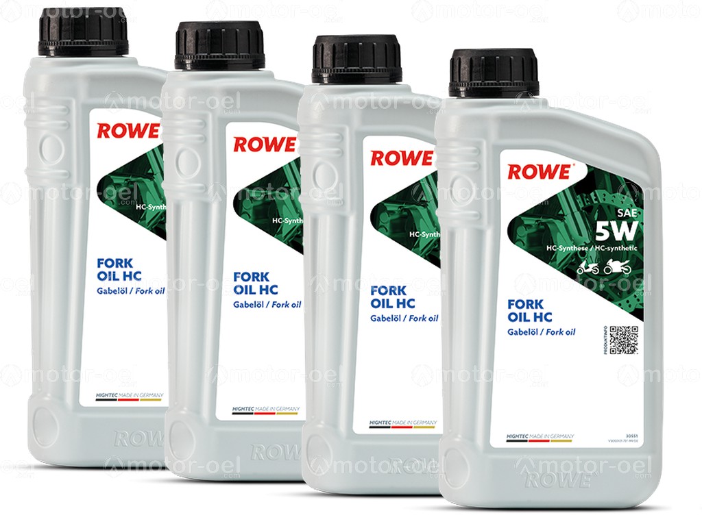 ROWE HIGHTEC FORK OIL 5W HC, 4 Liter (4x1L), 30551