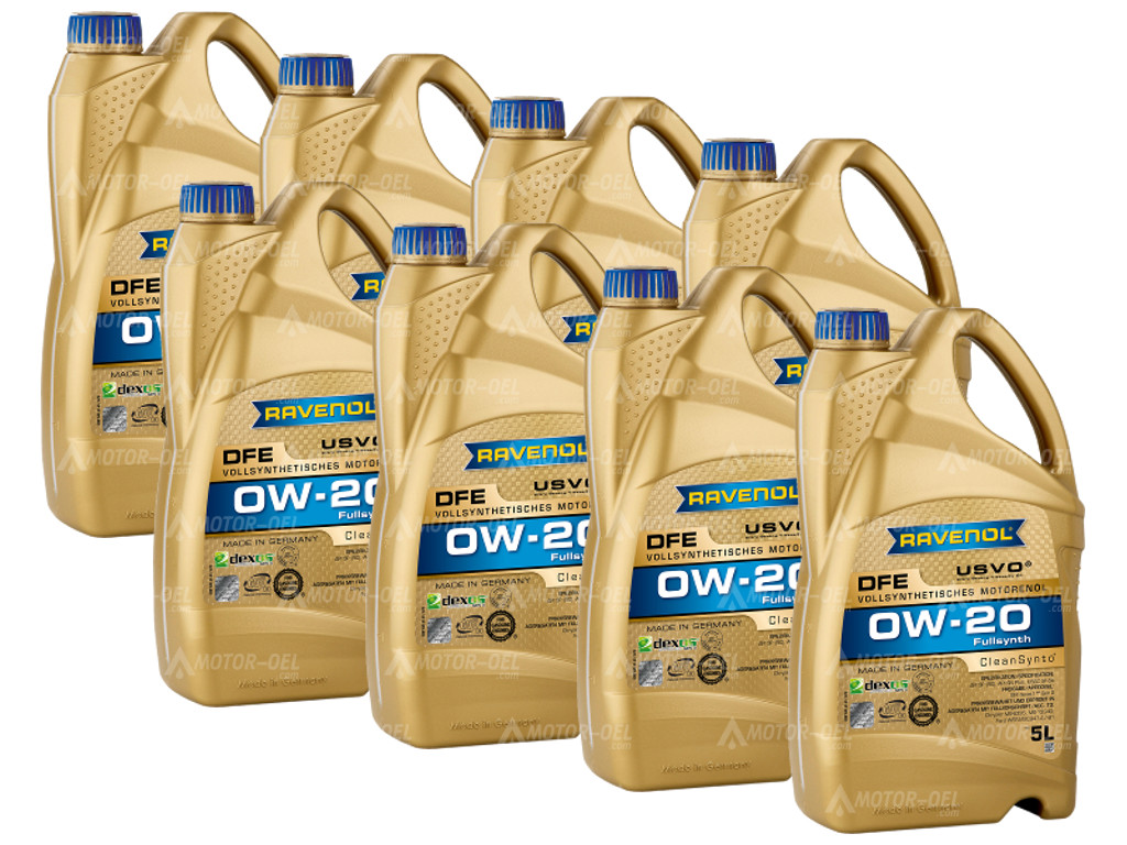 RAVENOL DFE SAE 0W-20   +USVO-Technologie 40 (8x5) Ltr. 