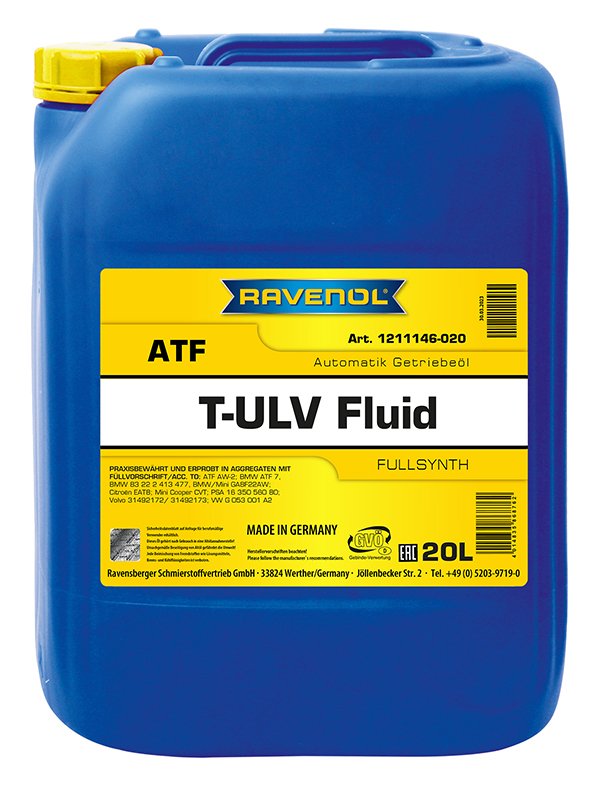 Kopie von RAVENOL ATF T-ULV Fluid 20 Liter 1211146 #1