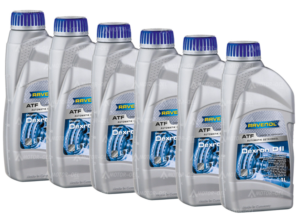 RAVENOL ATF Dexron D II 6 Ltr. (6x1) RAVENOL ATF Dexron D II 6 Ltr. (6x1)