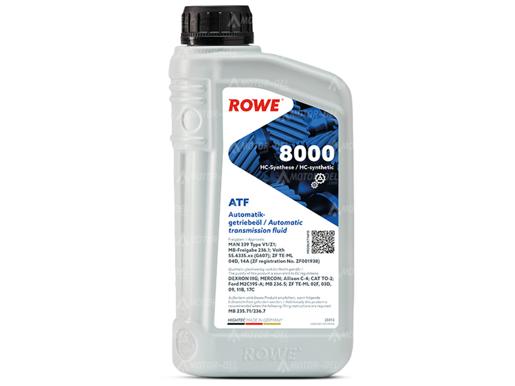 ROWE HIGHTEC ATF 8000, 1 Liter, 25012 ROWE HIGHTEC ATF 8000, 1 Liter, 25012