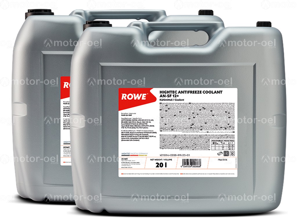 ROWE HIGHTEC ANTIFREEZE AN-SF 12+, 40 Liter (2x20L)  , 21014
