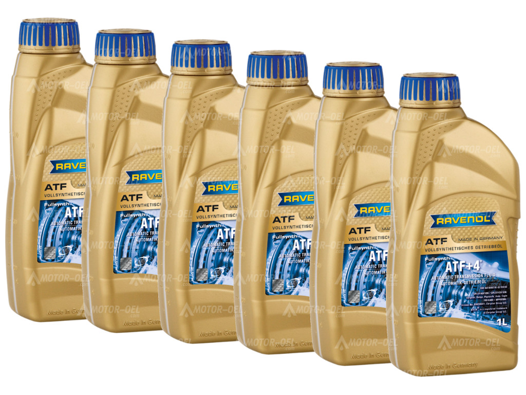 RAVENOL ATF+4® Fluid 6 (6x1) Ltr. RAVENOL ATF+4® Fluid 6 (6x1) Ltr.