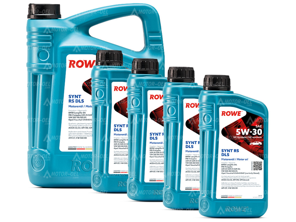 ROWE HIGHTEC SYNT RS DLS SAE 5W-30, 9 Liter (5L+4L), 20118