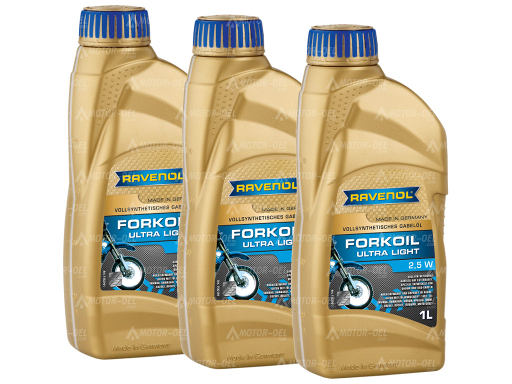 RAVENOL  Fork Oil Ultra Light 2,5W 3 Ltr. (3x1)