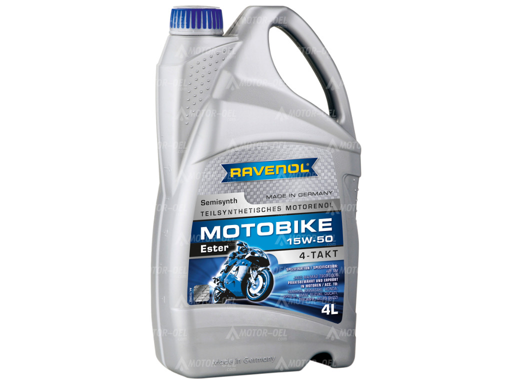 RAVENOL Motobike 4-T Ester SAE 15W-50 4 Ltr.