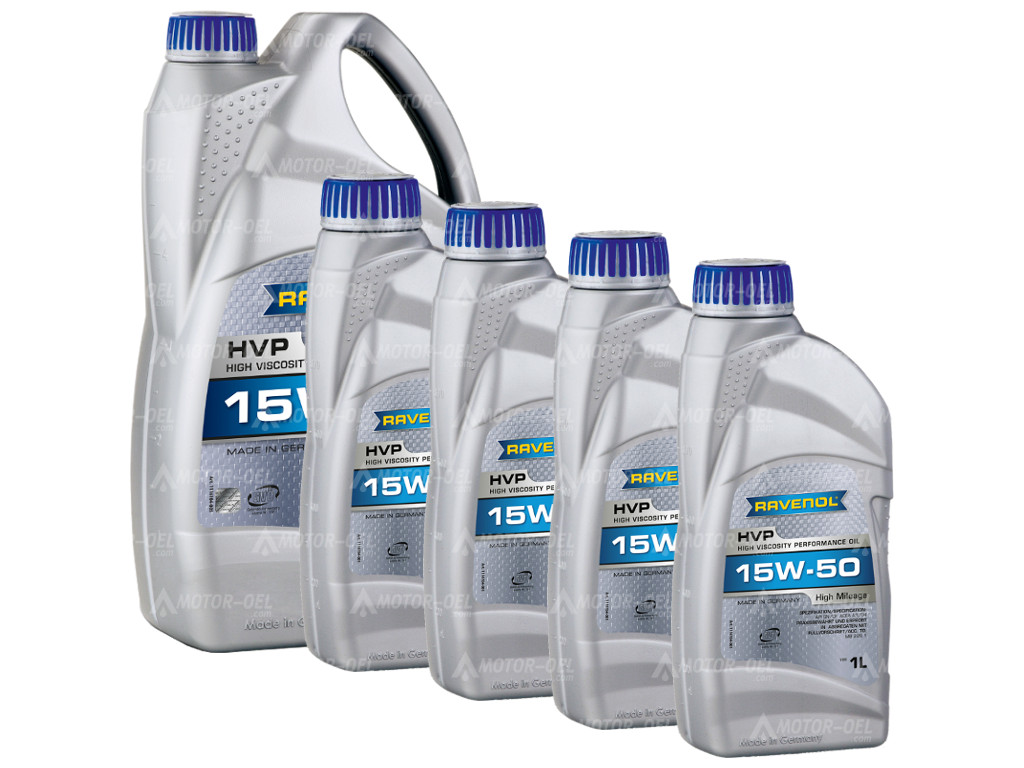 RAVENOL HVP High Viscosity Performance Oil SAE 15W-50 9 (5+4) Ltr.