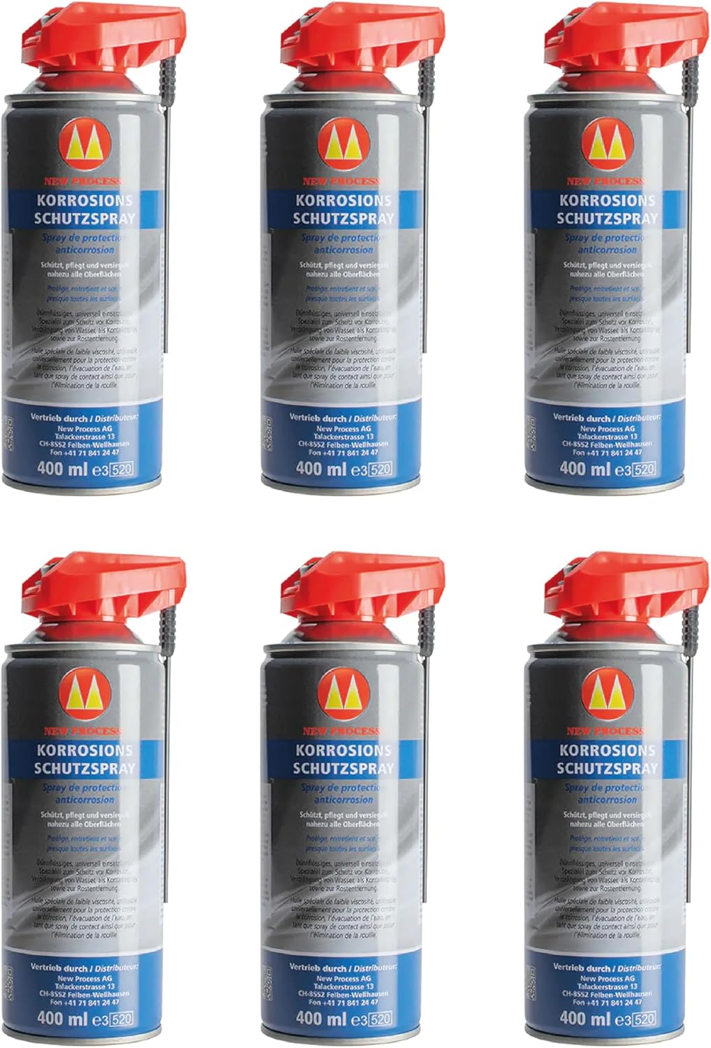 6 x 400 ml OEST New Process Korrosionsschutzspray