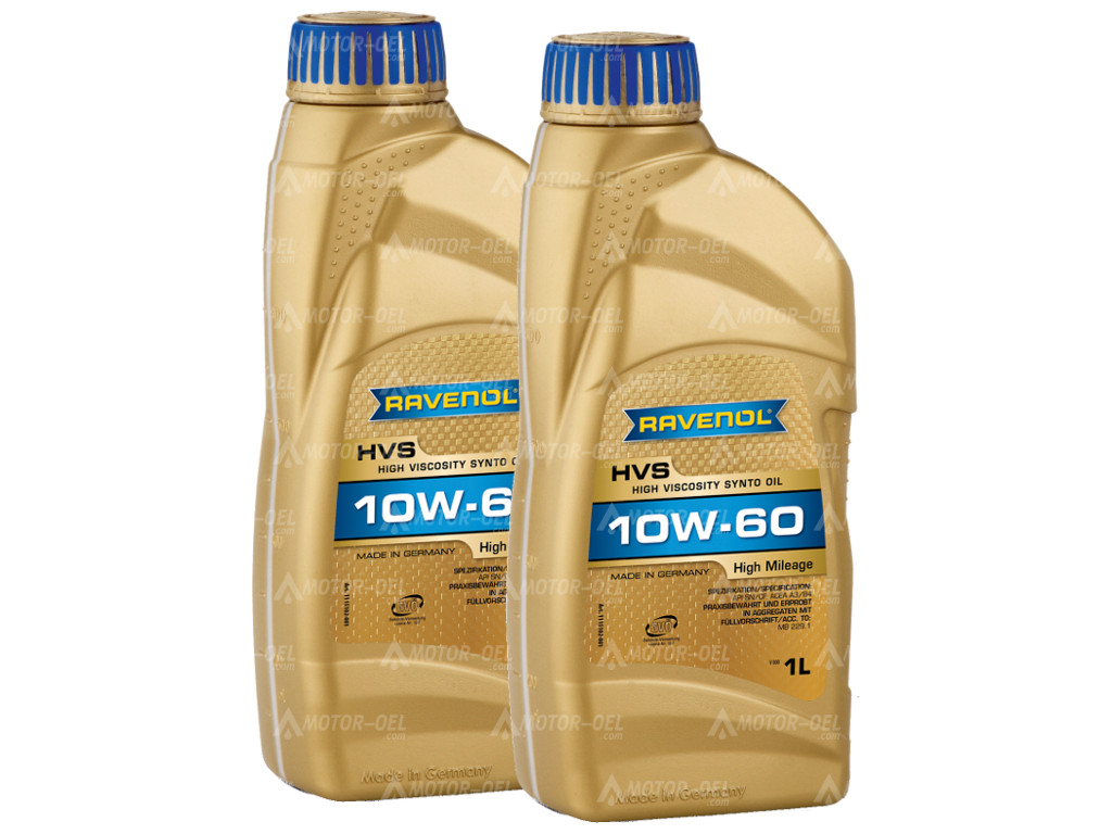 RAVENOL HVS High Viscosity Synto Oil SAE 10W-60 2 (2x1) Ltr.