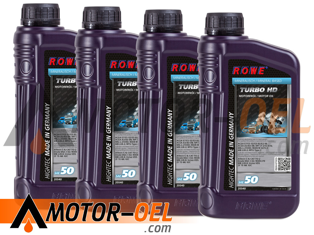 HIGHTEC TURBO HD SAE 50 4 Ltr.
