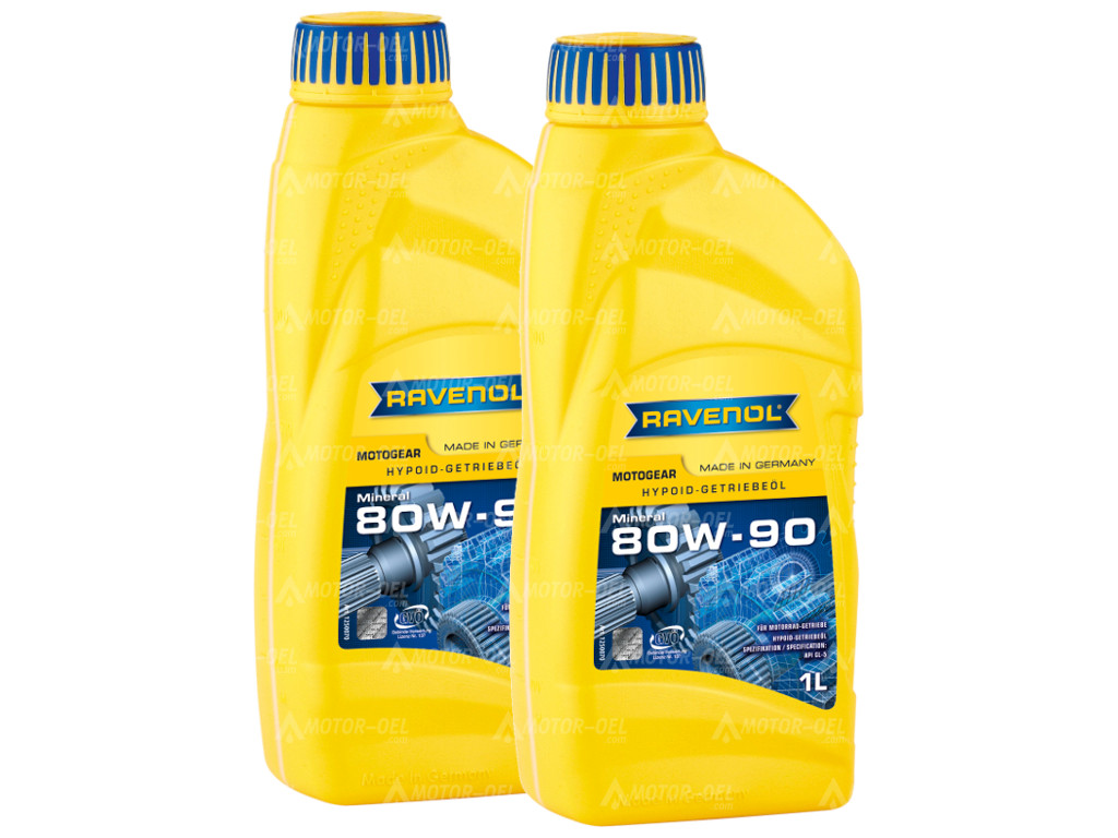 RAVENOL Motogear SAE 80W-90 GL-5, 2 (2x1) Ltr.