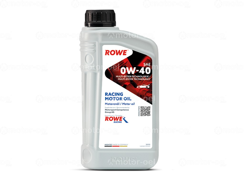 ROWE HIGHTEC RACING MOTOR OIL SAE 0W-40, 1 Liter, 20092