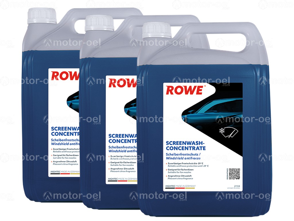ROWE HIGHTEC SCREENWASH-CONCENTRATE, 15 Liter (3x5L), 21104
