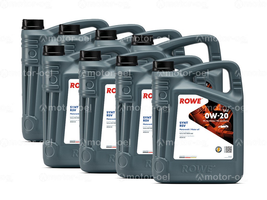 ROWE HIGHTEC SYNT RSV SAE 0W-20, 40 Liter (8x5L), 20260