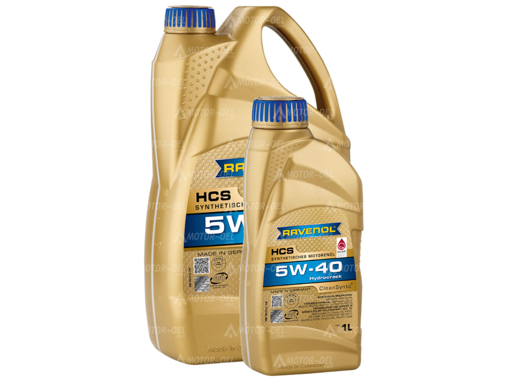 6 Liter (5+1) RAVENOL HCS SAE 5W-40 1112105