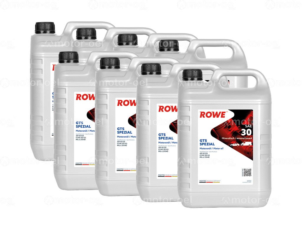 ROWE HIGHTEC GTS SPEZIAL SAE 30, 40 Liter (8x5L), 20052