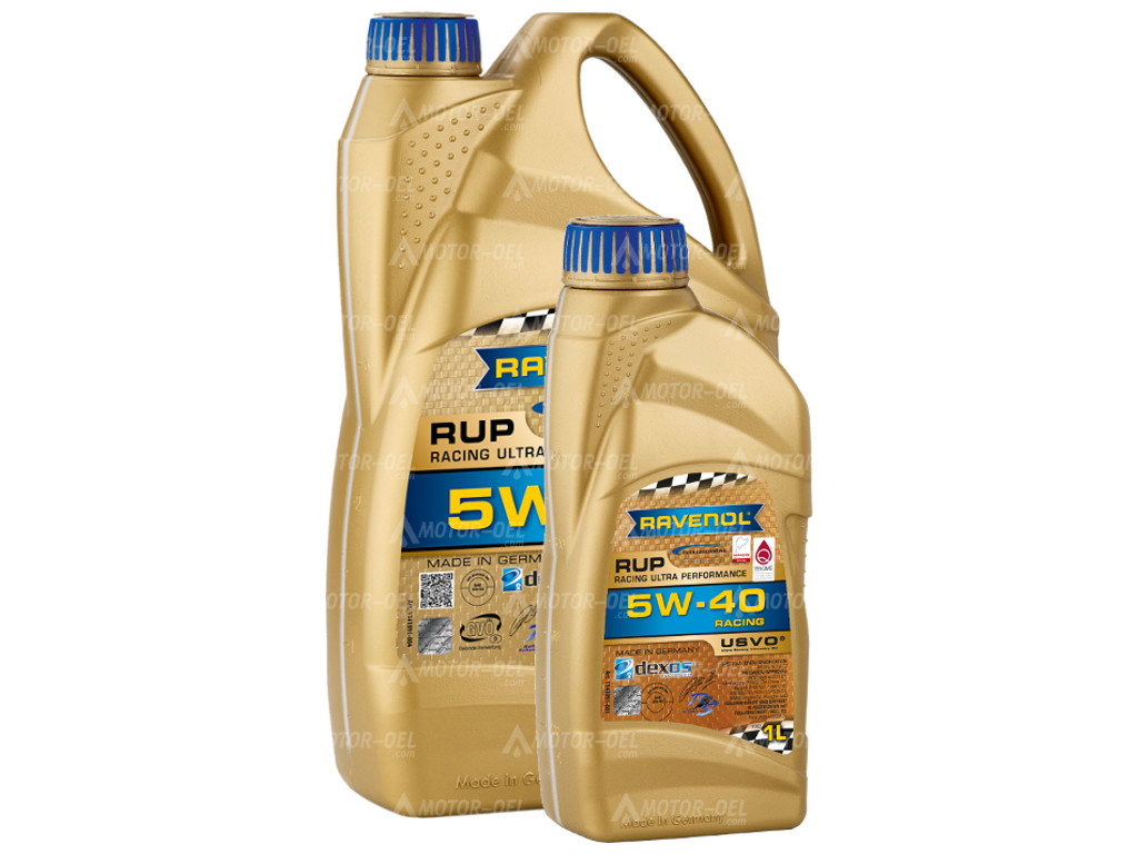 RAVENOL RUP Racing Ultra Performance SAE 5W-40, 6 Liter (5L+1L), 1141091