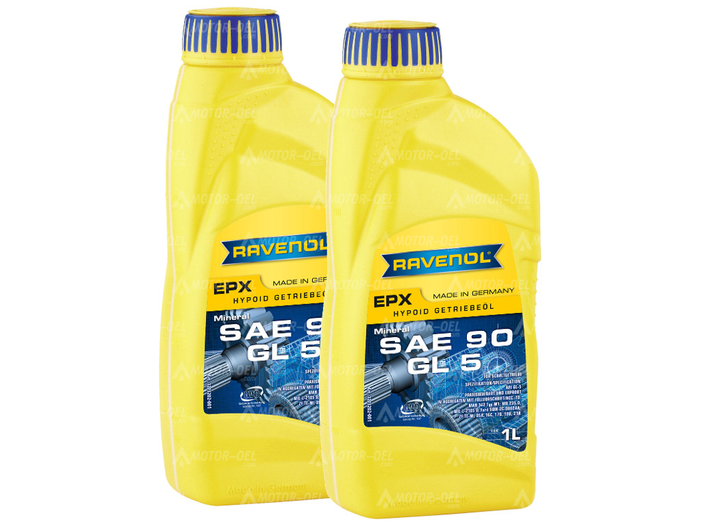 RAVENOL Getriebeoel EPX SAE 90 GL 5 2 (2x1) Ltr.