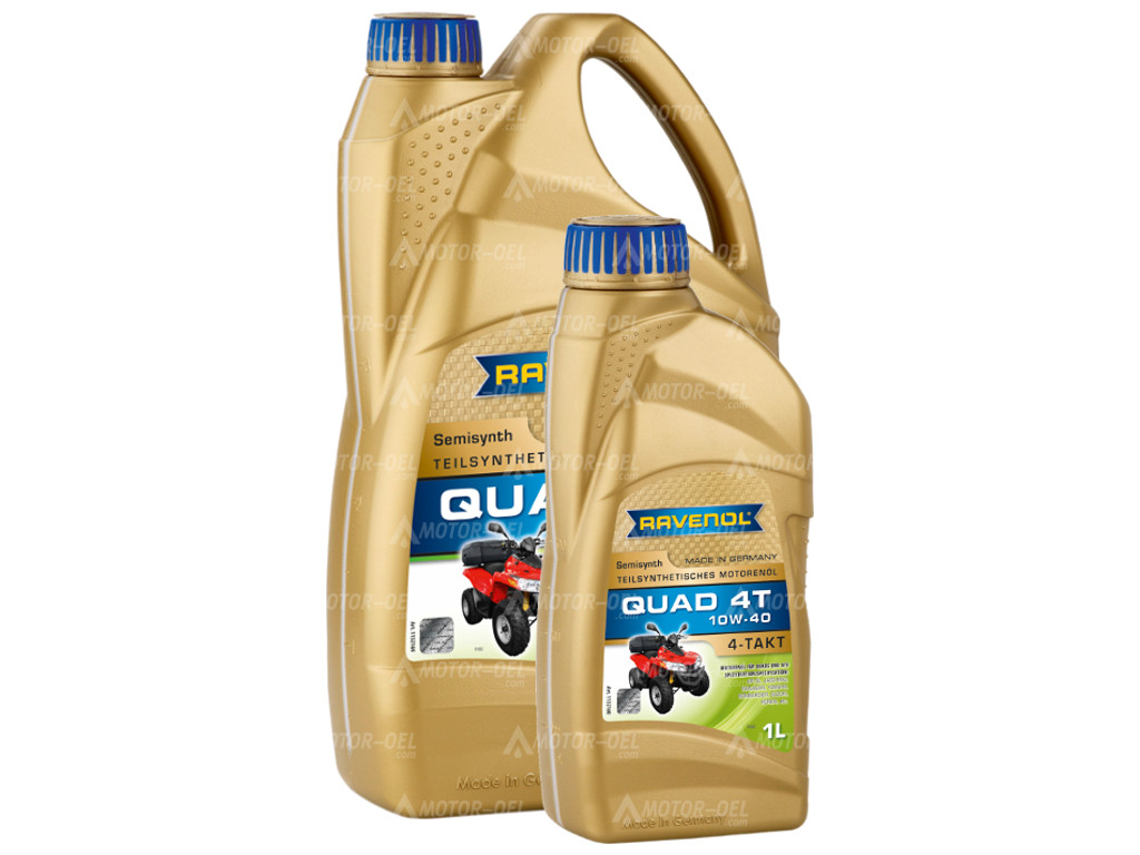 RAVENOL QUAD 4T SAE 10W-40, 5 Liter (4L+1L), 1152160