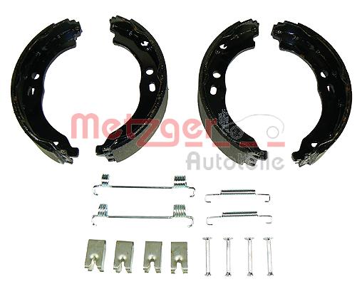 Metzger KR 215 Bremsbackensatz, Feststellbremse Metzger KR 215 Bremsbackensatz, Feststellbremse