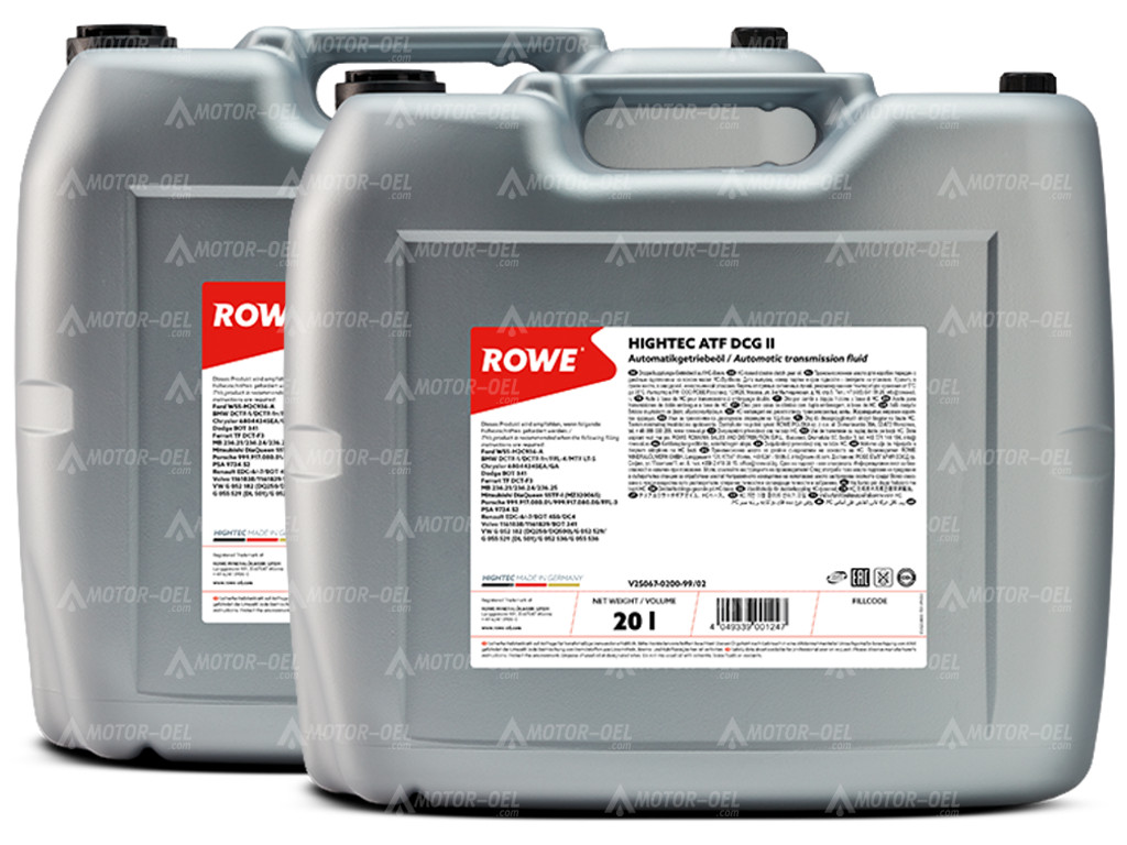 ROWE HIGHTEC ATF DCG II, 40 Liter (2x20L), 25067 ROWE HIGHTEC ATF DCG II, 40 Liter (2x20L), 25067