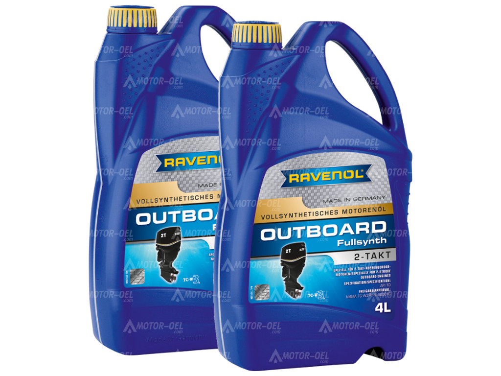 RAVENOL Outboardoel 2T Fullsynth. 8 Ltr.