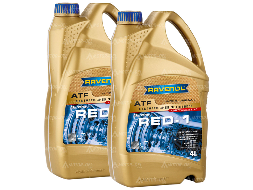 RAVENOL ATF RED-1  8 (2x4) Ltr. RAVENOL ATF RED-1  8 (2x4) Ltr.