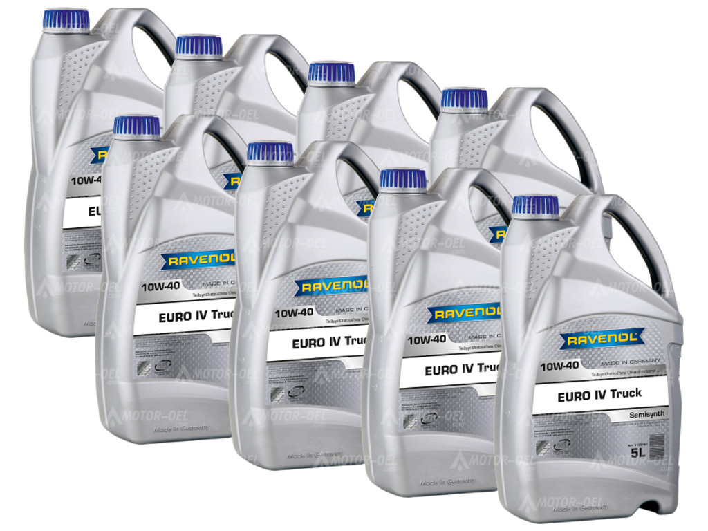 RAVENOL EURO IV Truck SAE 10W-40 40 (8x5) Ltr., RAVENOL EURO IV Truck SAE 10W-40 40 (8x5) Ltr.,