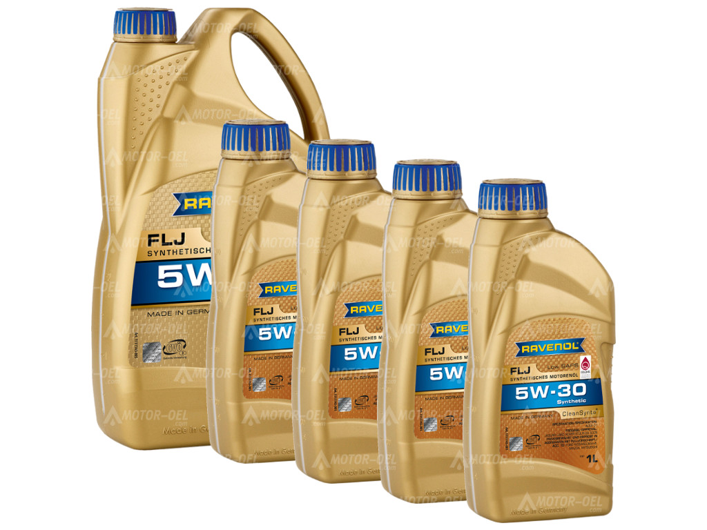 RAVENOL FLJ SAE 5W-30, 9 Liter (5L+4L), 1111143