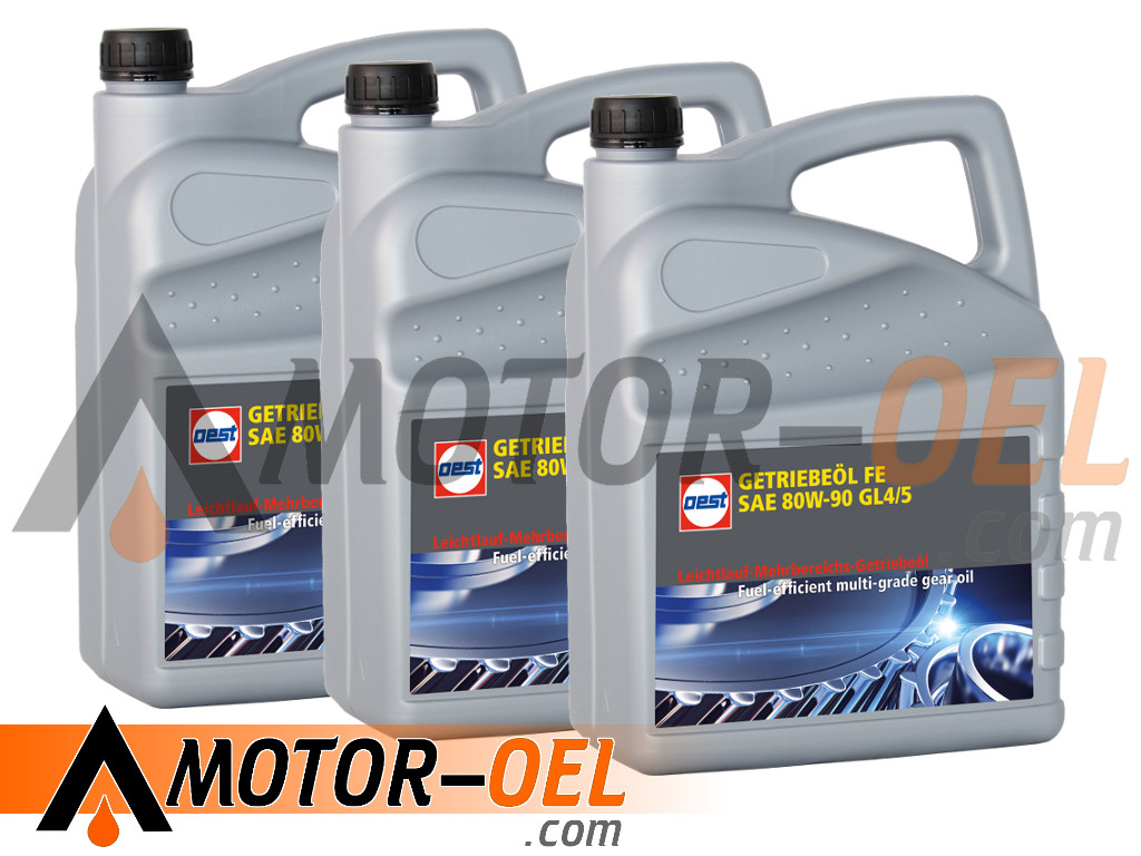 OEST GETRIEBEÖL FE 80W-90 GL4/5 3x5 Liter, 37228