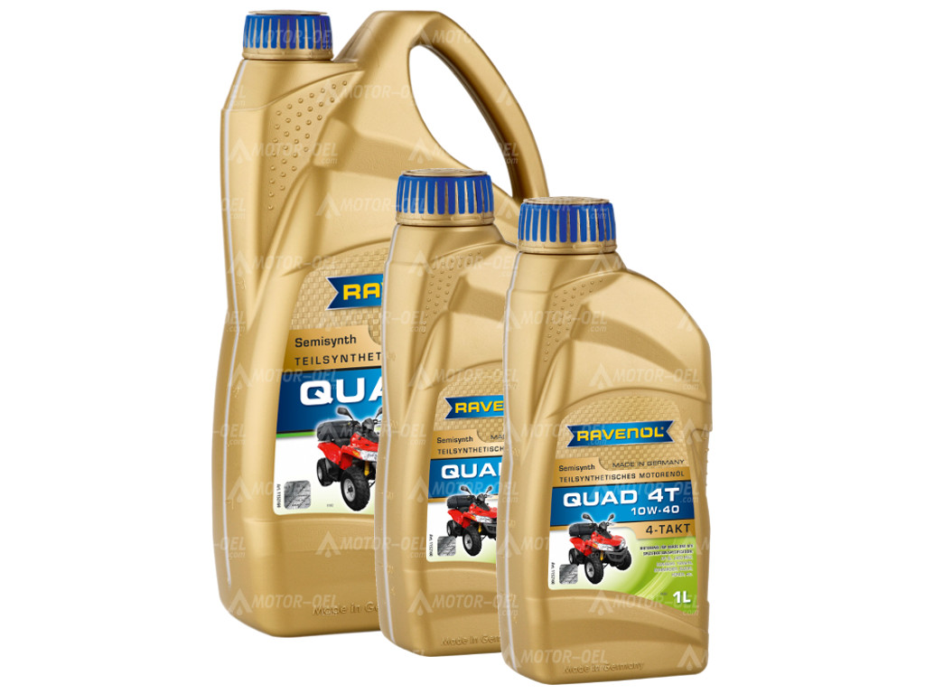 RAVENOL QUAD 4T SAE 10W-40, 6 Liter (4L+2L), 1152160