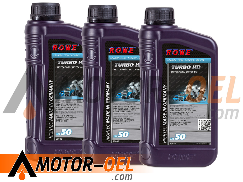 HIGHTEC TURBO HD SAE 50 3 Ltr.