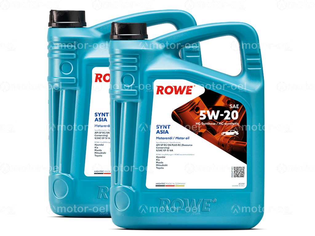 ROWE HIGHTEC SYNT ASIA SAE 5W-20, 10 Liter (2x5L), 20359