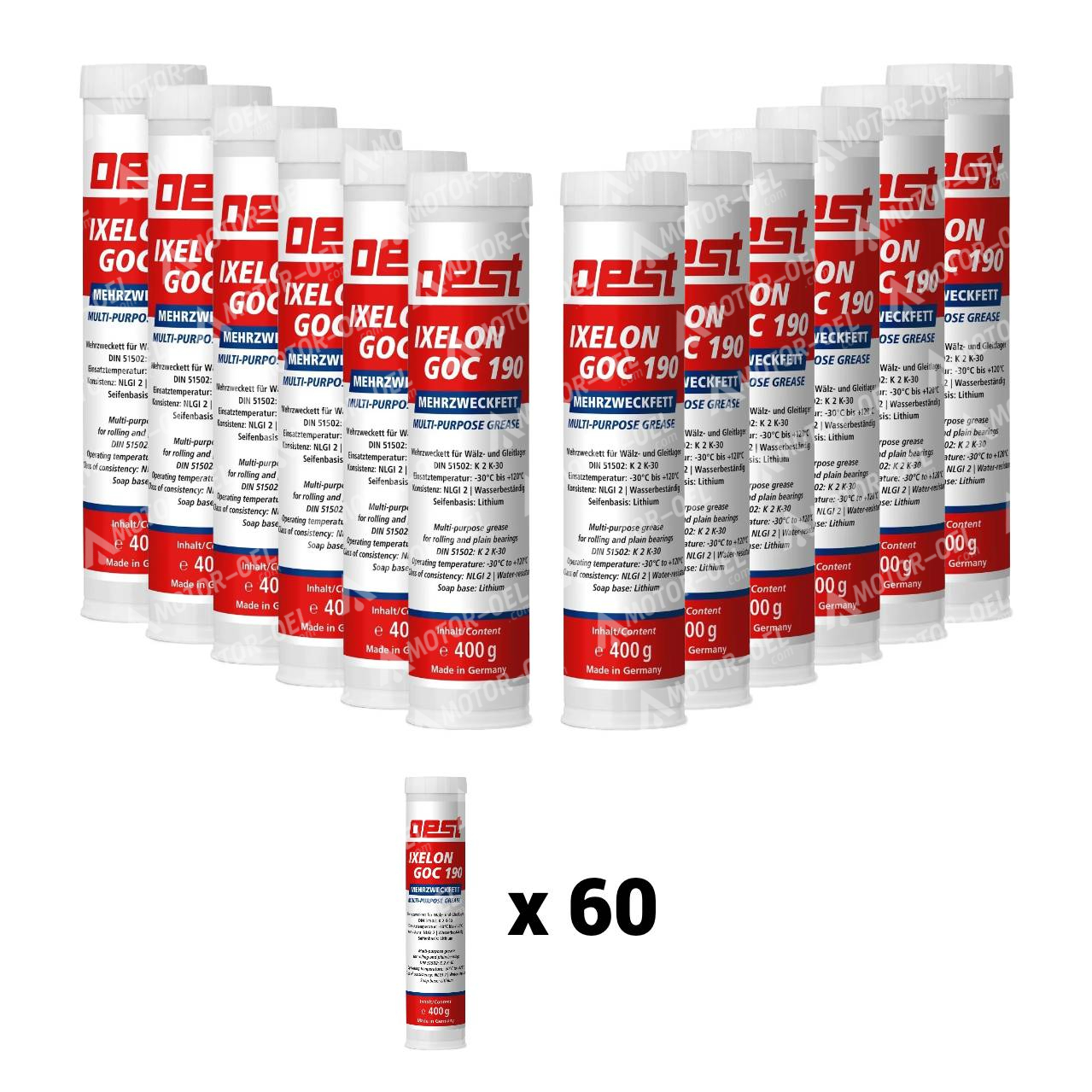 OEST Ixelon GOC 190, 24 kg. (60 x 400g), 42903 OEST Ixelon GOC 190, 24 kg. (60 x 400g), 42903