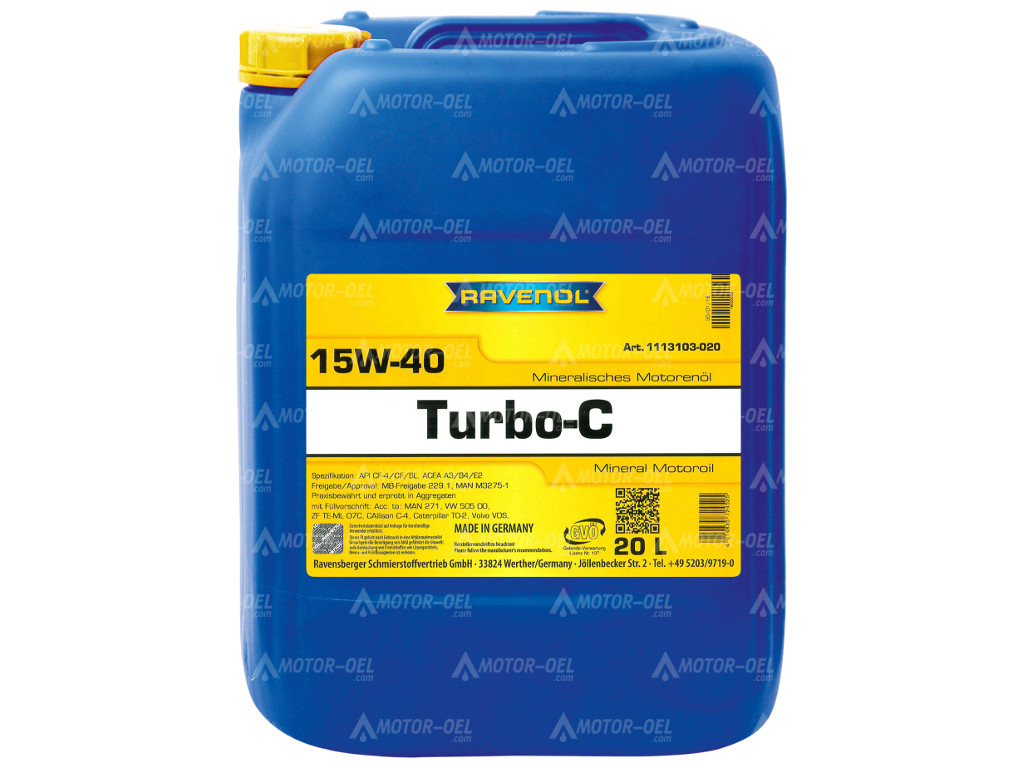 RAVENOL Turbo-C HD-C SAE 15W-40 20 Ltr.