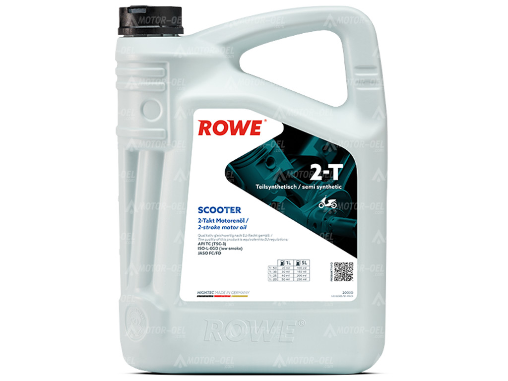 ROWE HIGHTEC 2-T SCOOTER, 5 Liter, 20030 ROWE HIGHTEC 2-T SCOOTER, 5 Liter, 20030